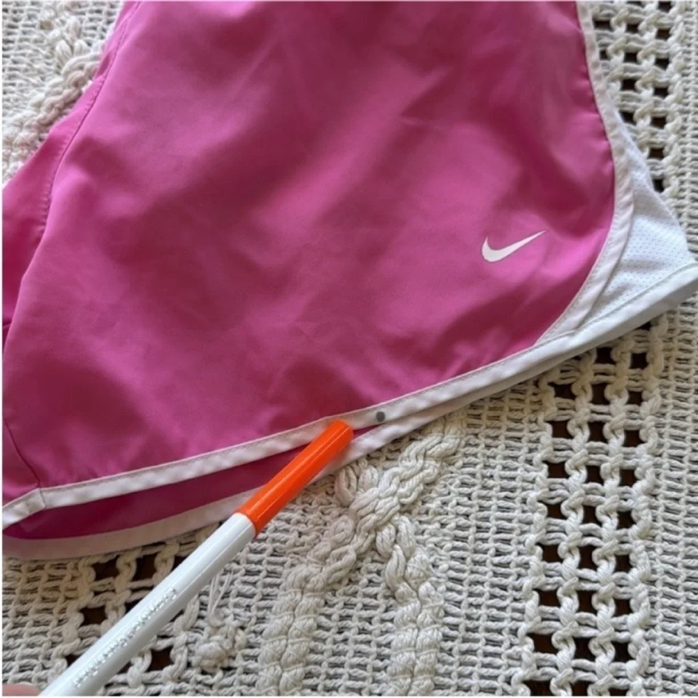 Nike Kids Athletic Shorts in Pink and White